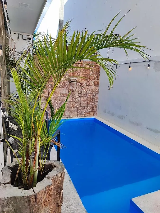 Recamara 4 Miniloft Hotell Cancún Pensionat